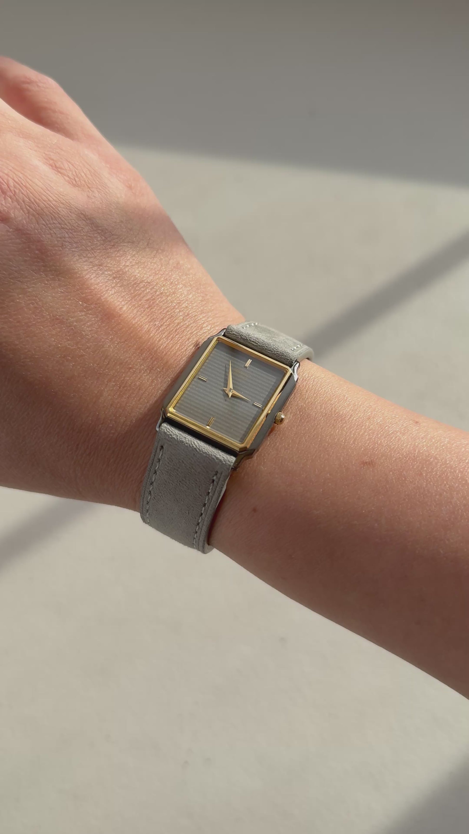 1997 Seiko Quartz Two Tone Tank Watch