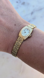 1963 Seiko Gold Plated Oval Watch