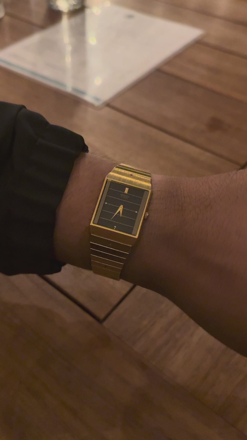 1987 Seiko Quartz “All My Love” Polo Tank Watch