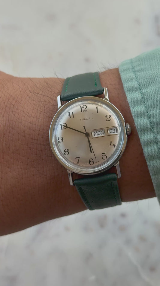 1970’s Timex Marlin Day-Date Mechanical Watch