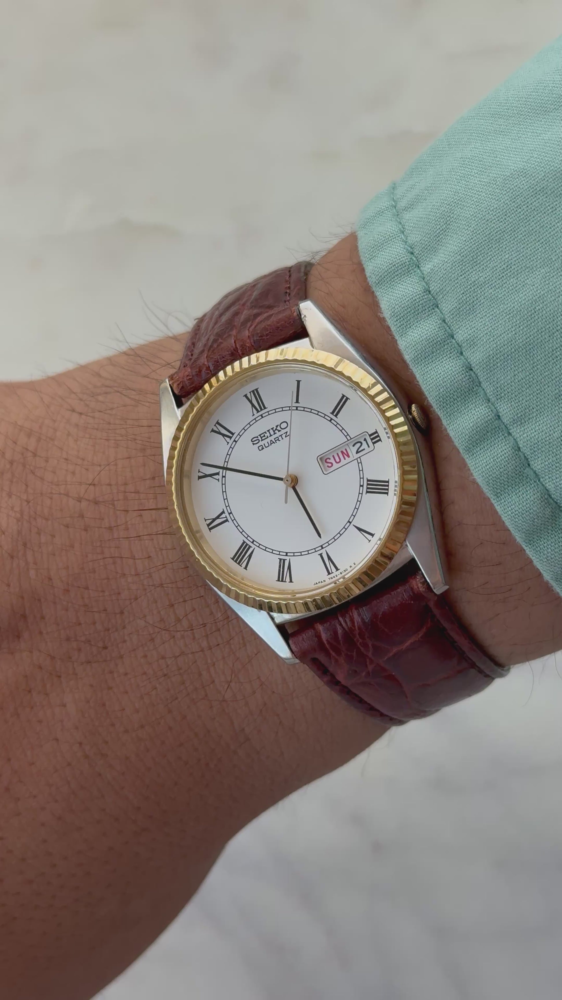 1993 Seiko Quartz “President” Day Date Watch