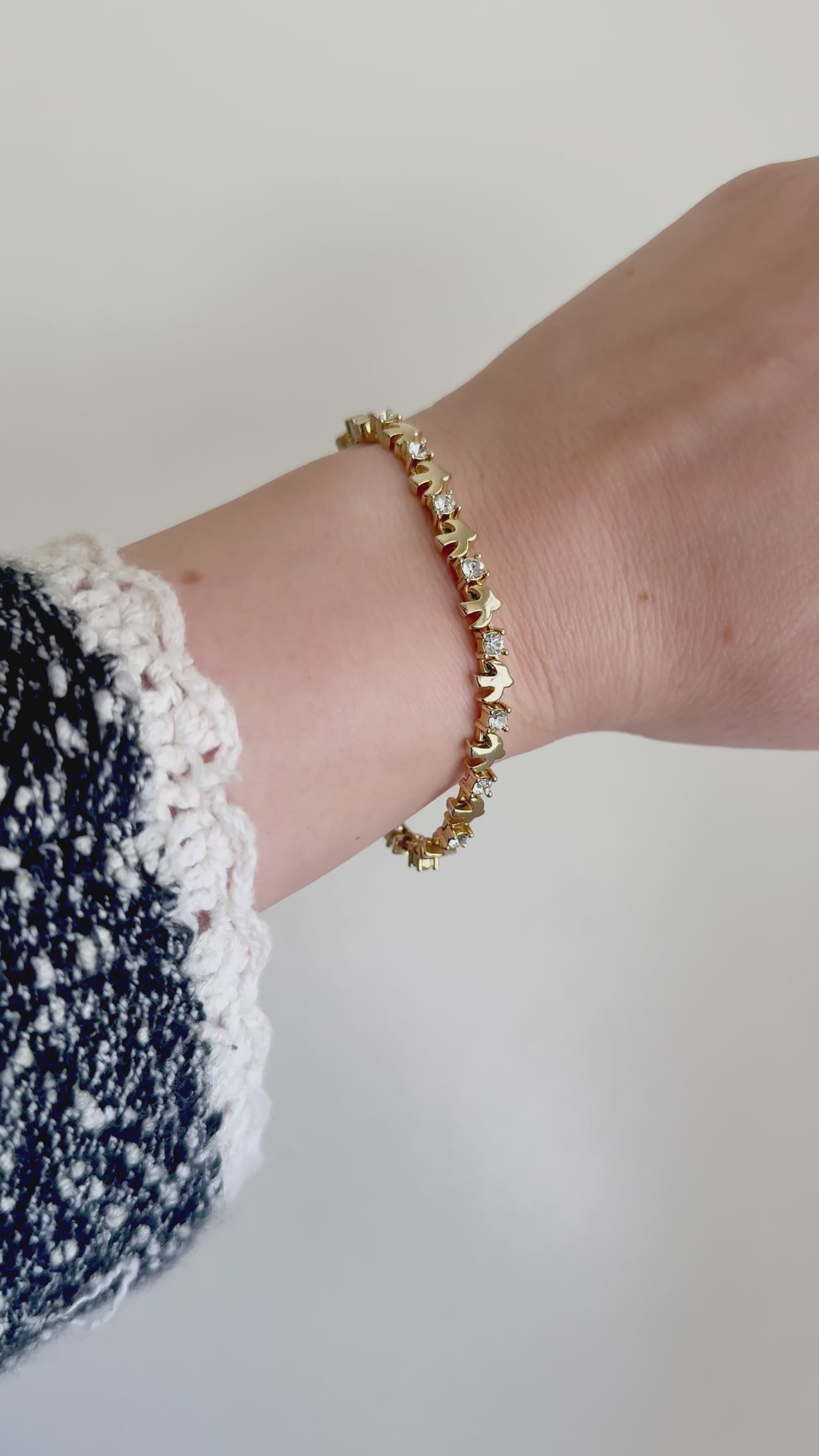 Vintage Bird Tennis Bracelet
