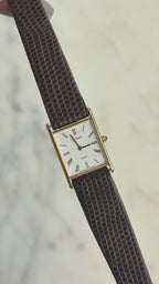 1988 Seiko Lassale Quartz Roman Tank Watch