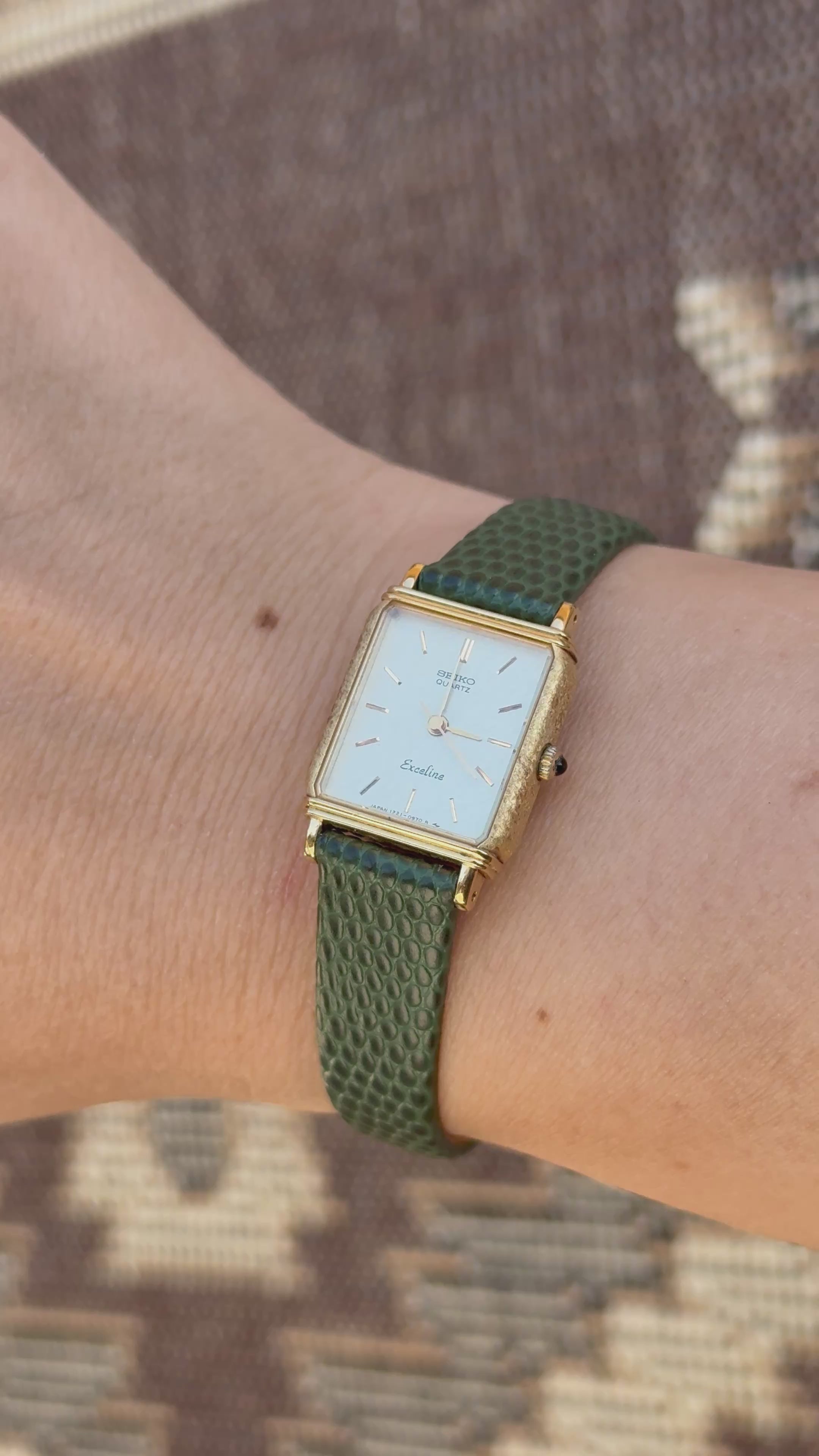 1986 Seiko Exceline Tank Details