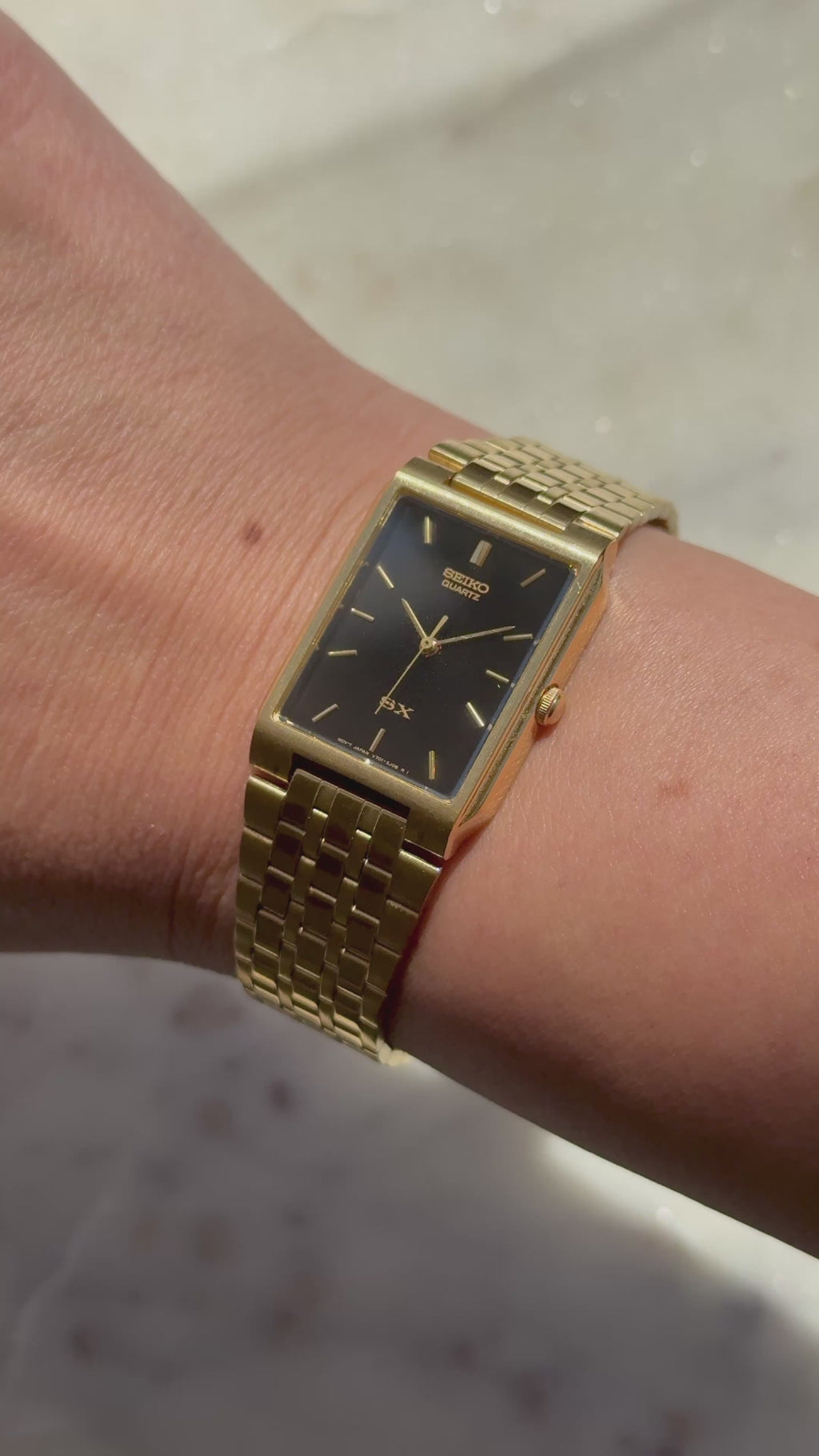 1991 Seiko SX Quartz Tank Watch