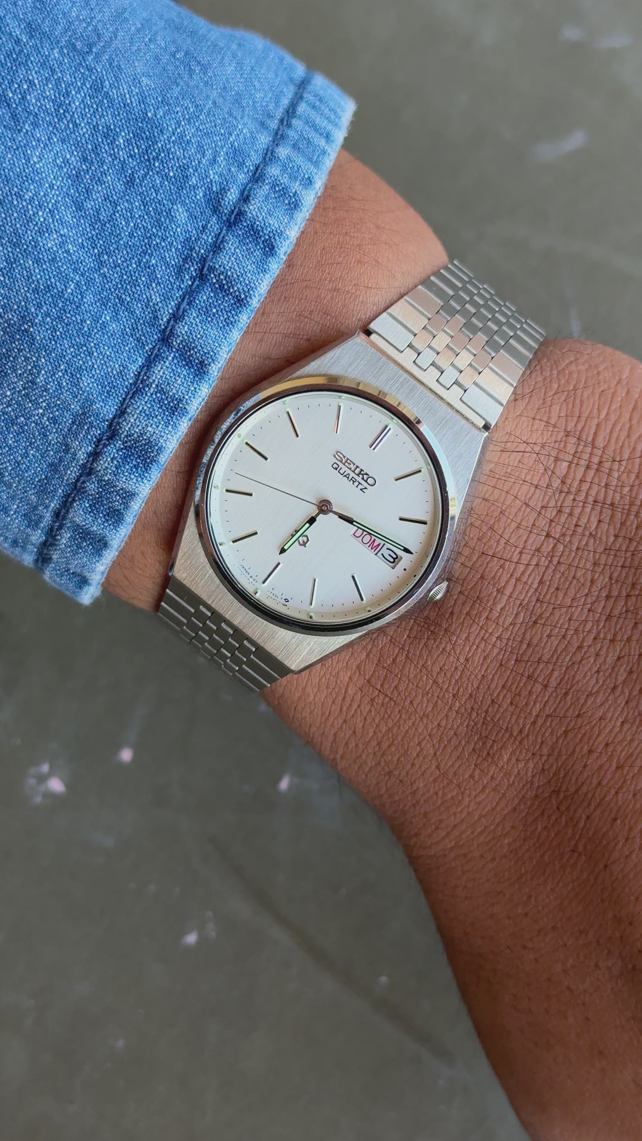 1985 Seiko Quartz Day Date Watch