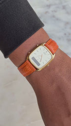 1983 Seiko Quartz Gold Plated Alarm Chronograph Tonneau Ana-Digi Watch