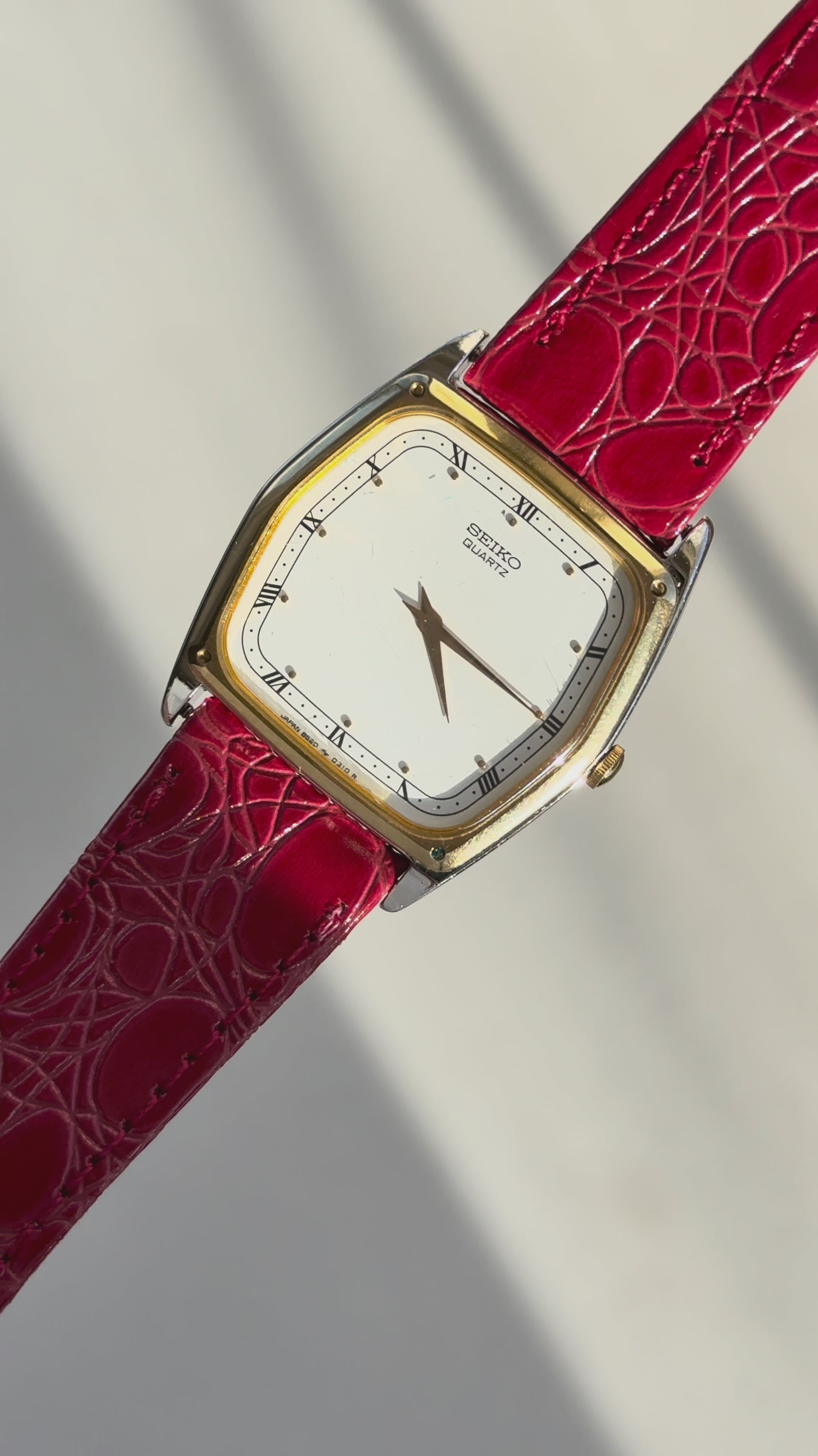 1982 Seiko Quartz Hexagon Tank Watch