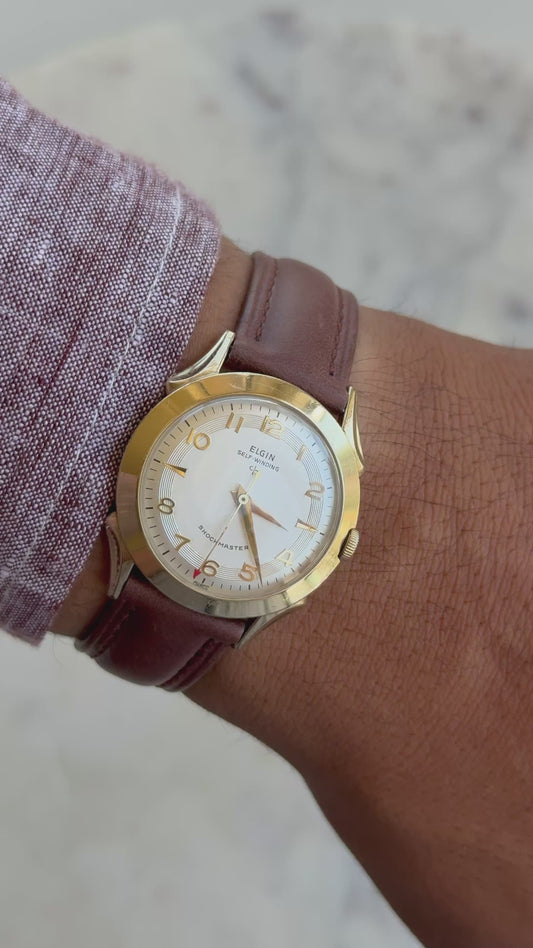 1950’s Elgin Self-Winding Shockmaster Gold Plated Watch