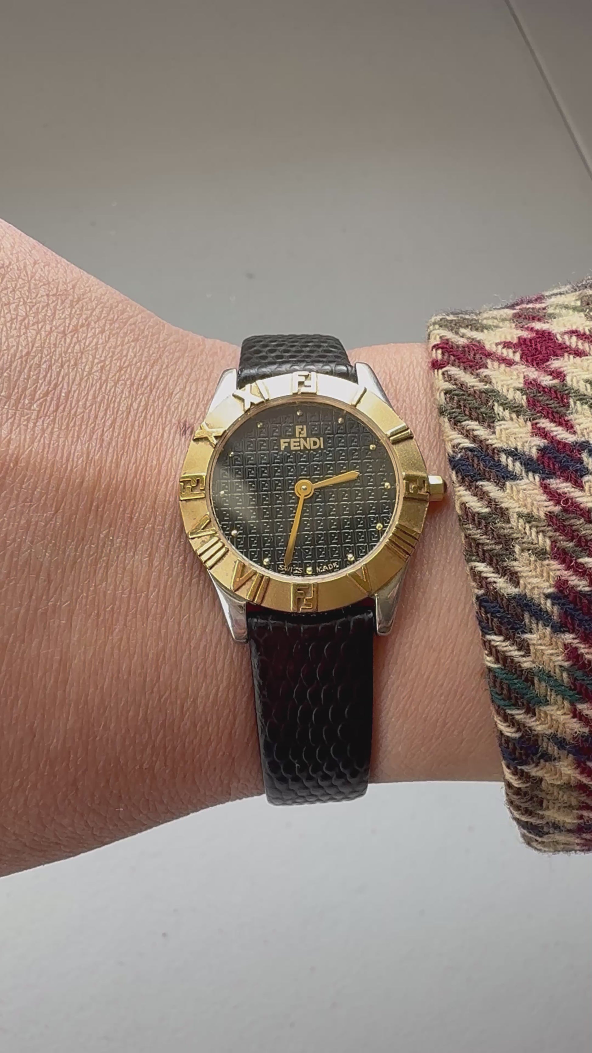 2000’s Fendi Swiss Made Two Tone Watch