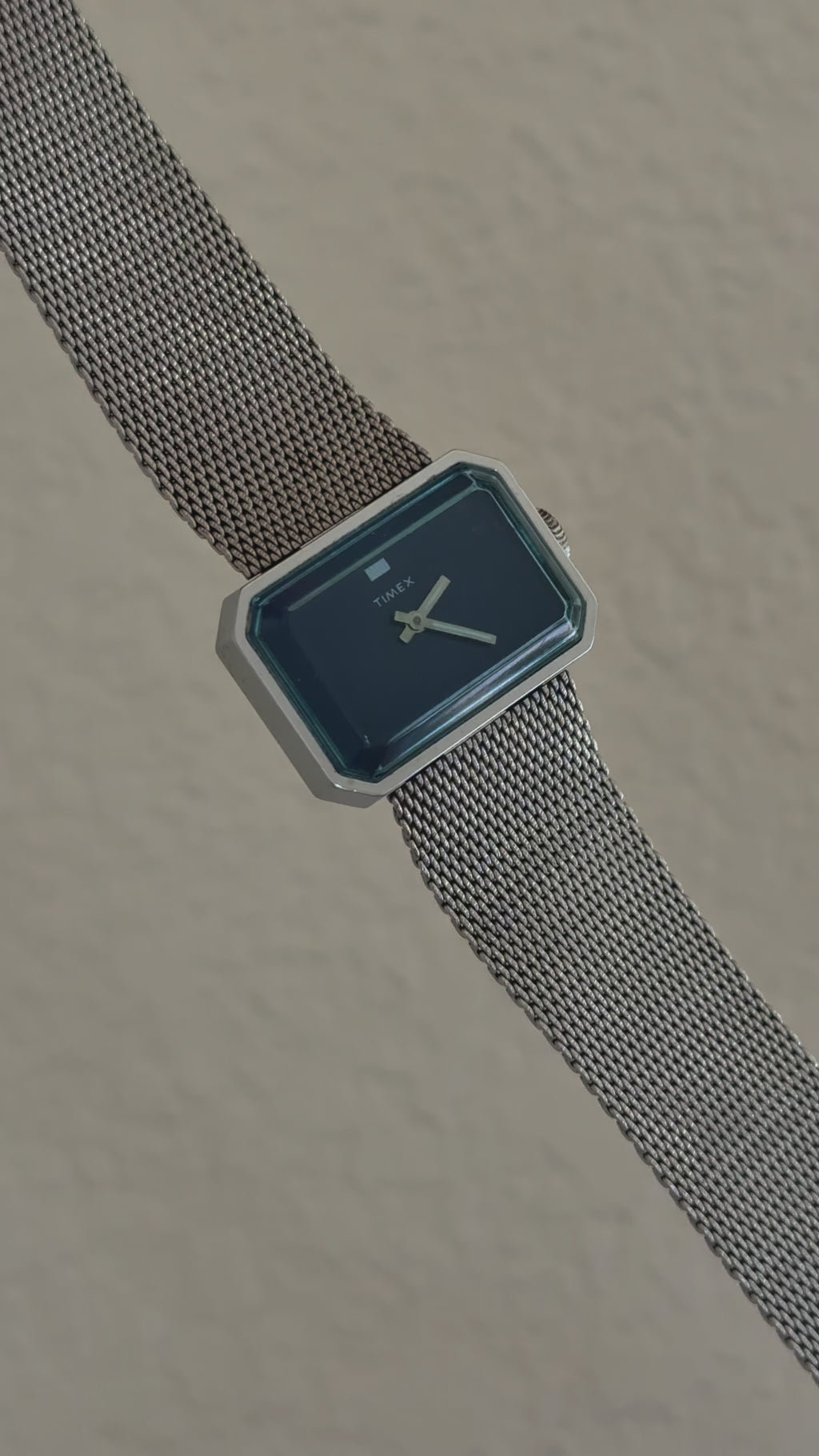 1970s Timex Mechanical Silver Tone Watch