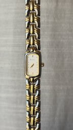 1996 Bulova Quartz Two Tone Bracelet Watch