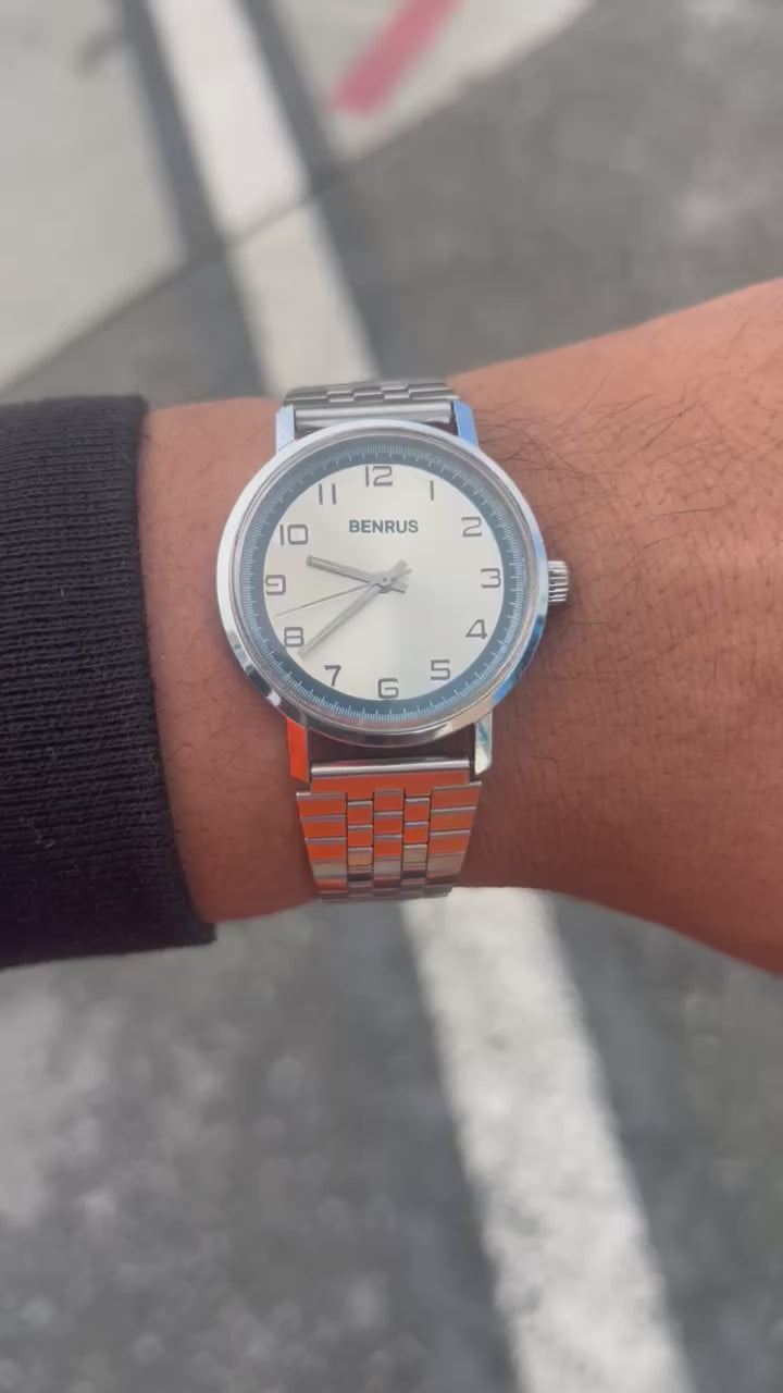 1970’s Benrus Wind Up Mechanical Germany Watch