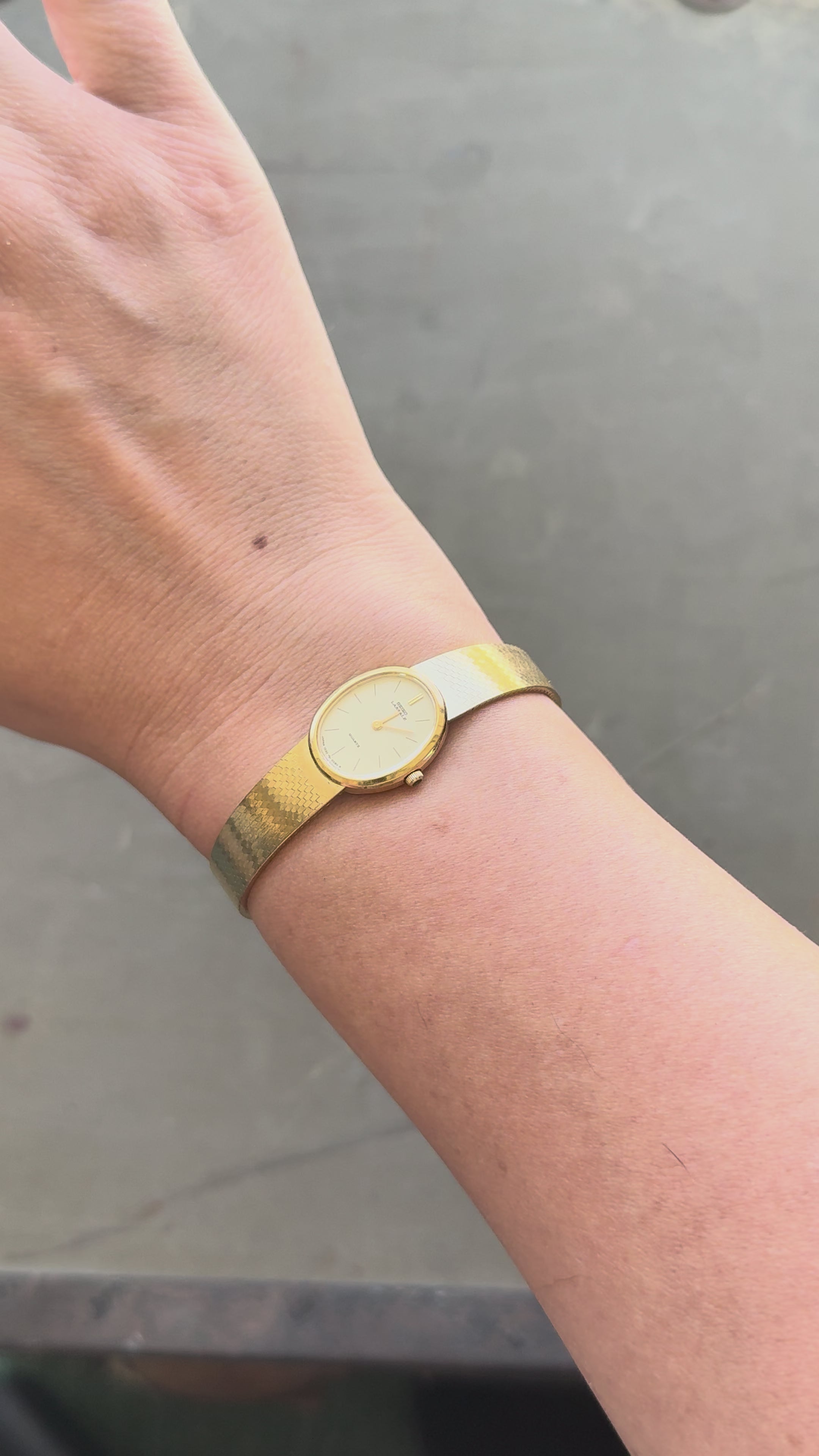 1983 Seiko Lassale Quartz Oval Watch