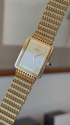 1985 Seiko Quartz Gold Tone Tank Watch