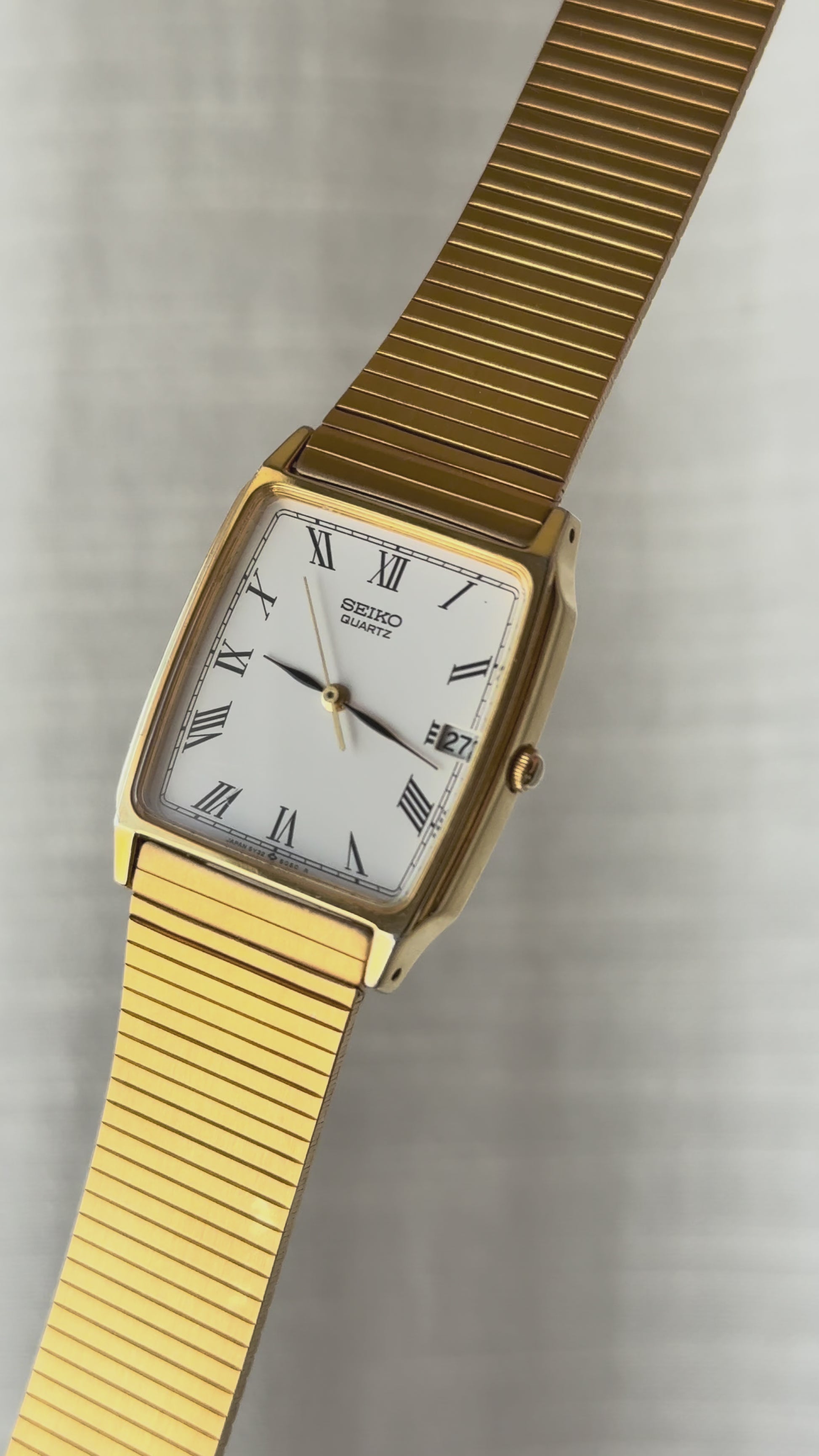 1997 Seiko Quartz Roman Numeral Date-Just Tank