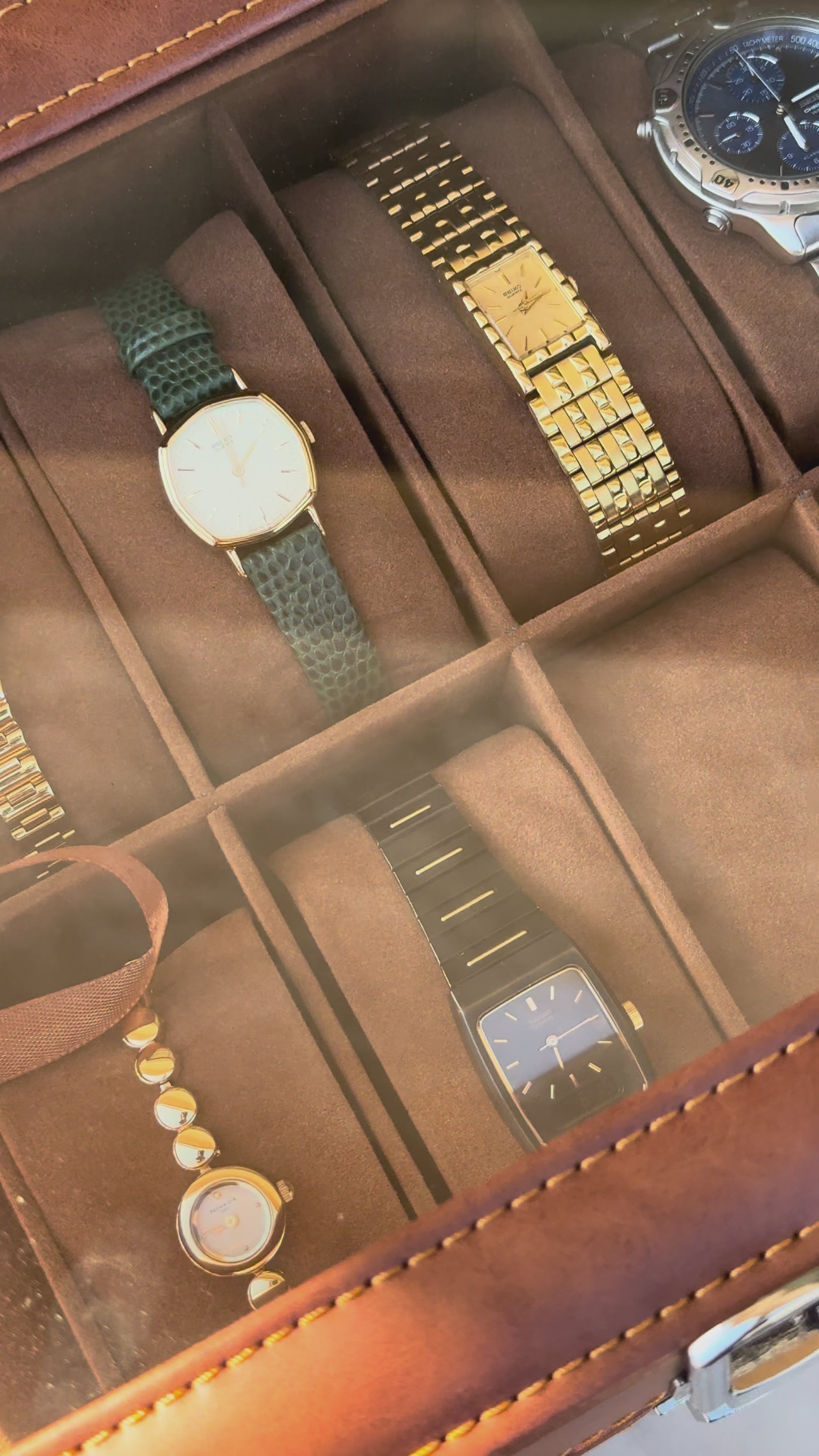 1981 Seiko Quartz Gold Plated Octagon Watch
