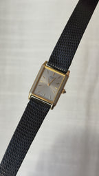 1984 Seiko Quartz Gold Tone Tank Watch