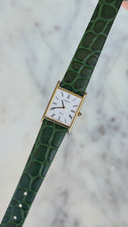 1988 Seiko Lassale Quartz Roman Tank Watch