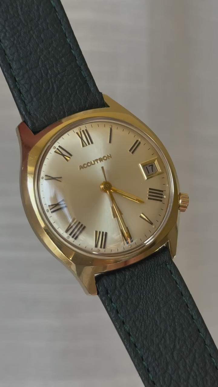 1969 Bulova Accutron Gold Filled Date Just Watch