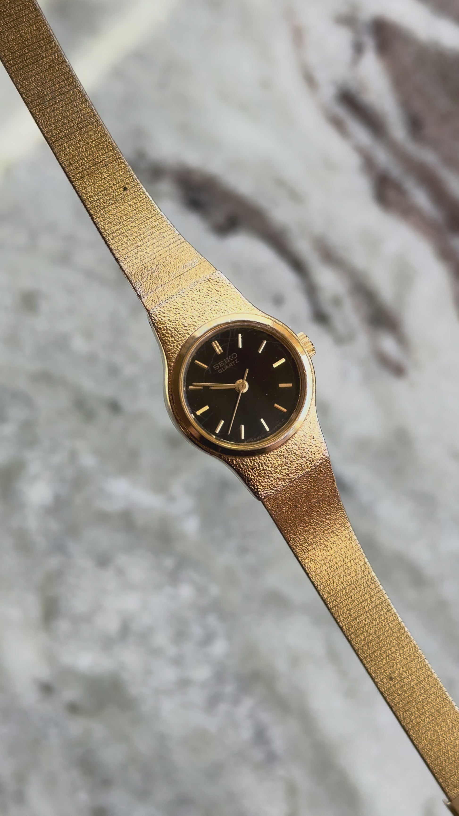 1990 Seiko Quartz Gold Tone Watch