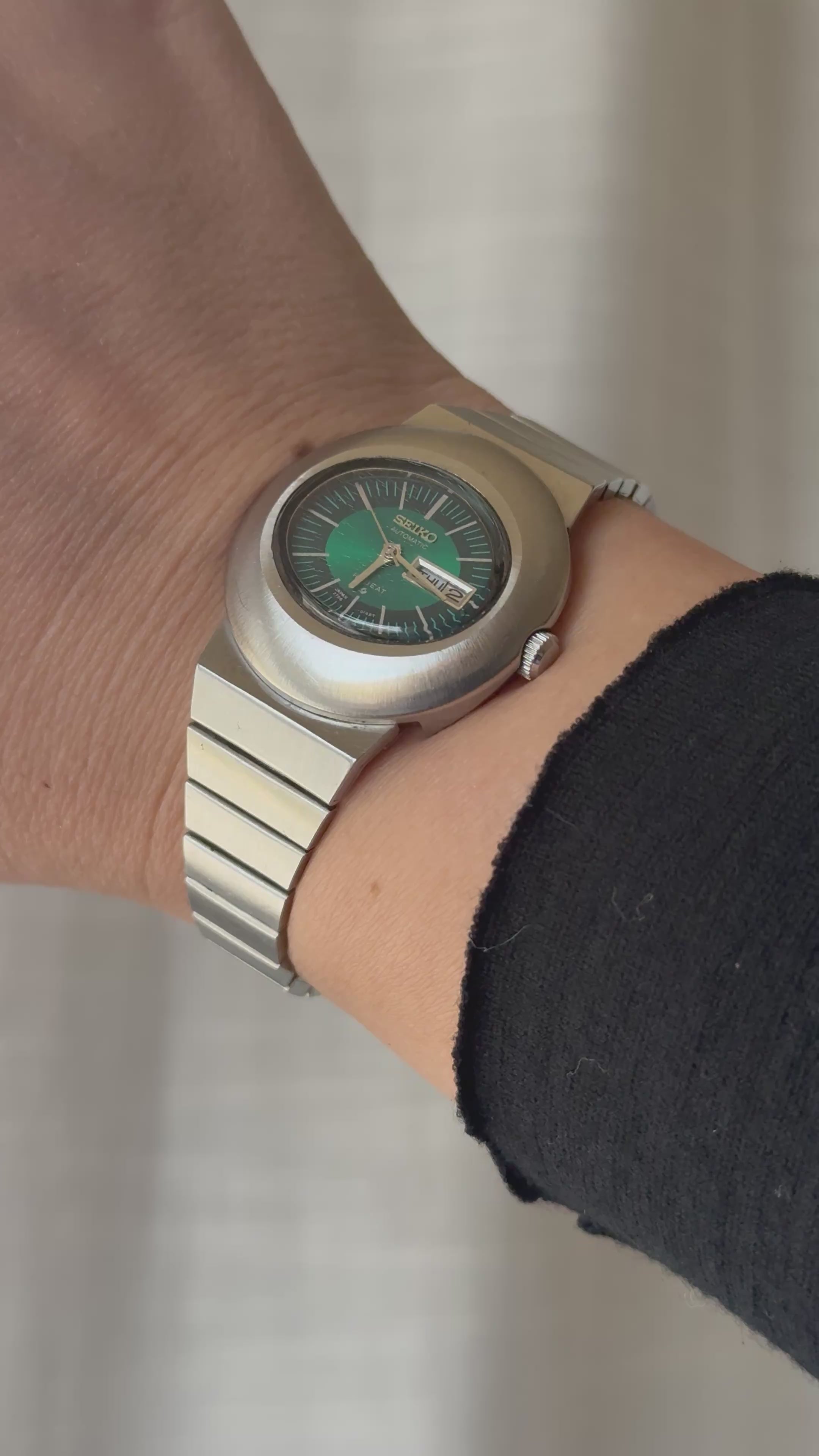 1971 Seiko Automatic Hi Beat Day Date Oval Watch